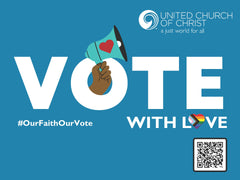 Vote with Love - Yard Sign