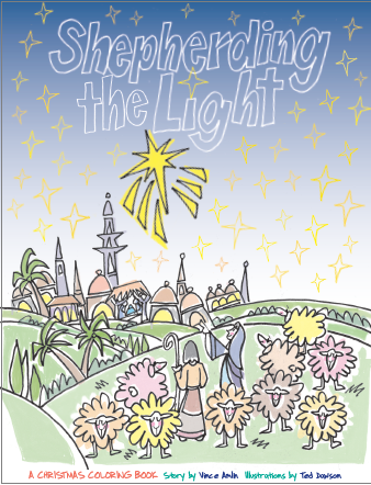 Shepherding the Light | A Christmas Coloring Book