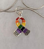 Necklace - Rainbow Ribbon (Small)