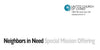 Neighbors in Need (NIN) 2026 Special Mission Offering