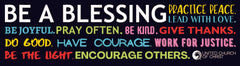 Be a Blessing - Bumper Sticker - 5 Pk