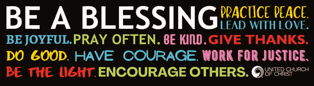 Be A Blessing Banner UCC Resources
