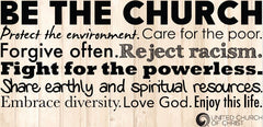 Be the Church Banner (Horizontal)