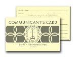 United Church of Christ Communicant's Cards
