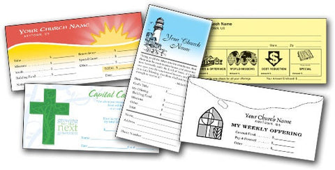 Offering Envelopes (Custom) - Order Directly from American Church Inc.