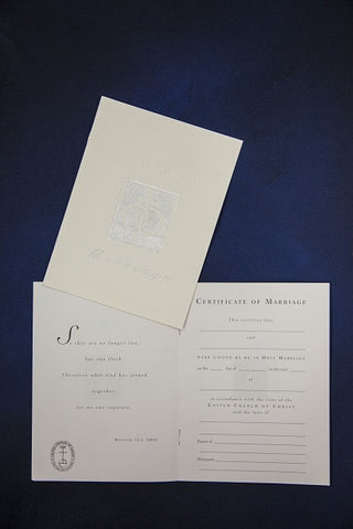 United Church of Christ Marriage Certificate - Pack of 6