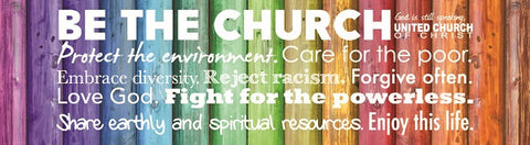 Be the Church Rainbow Bumper Sticker (5-Pack)