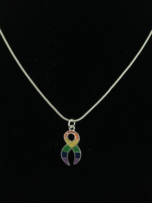 Charm It! Chain Necklace - Rainbow