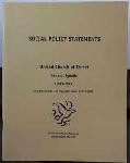 Social Policy Statements | United Church of Christ (General Synods 1993-2000) An Addendum to The Prophetic Vision (1957-1992)