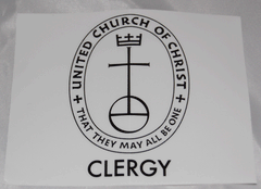 UCC Clergy Decal